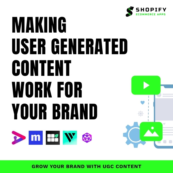 UGC videos, social proof, likes, reviews, and shoppable content for Shopify stores